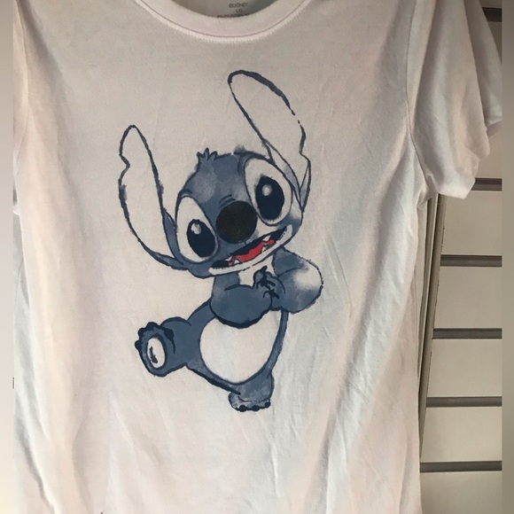 Disney stitch white short sleeve t-shirt - Picture 3 of 6